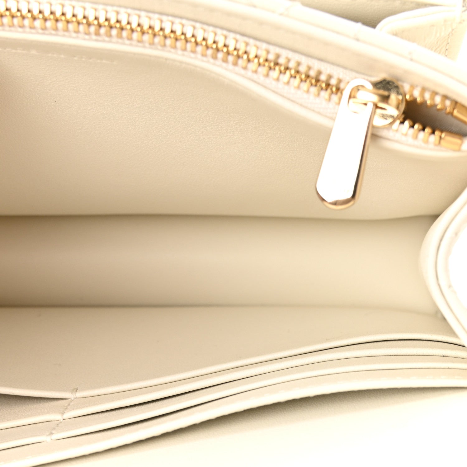 Christian Dior Lambskin Cannage Miss Dior Chain Pouch Latte 5 of 10