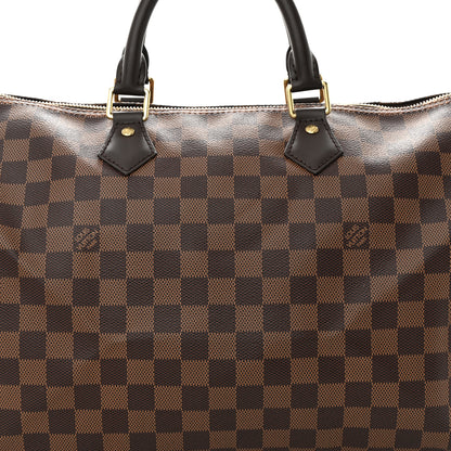 Louis Vuitton Damier Ebene Speedy 35 6 of 9