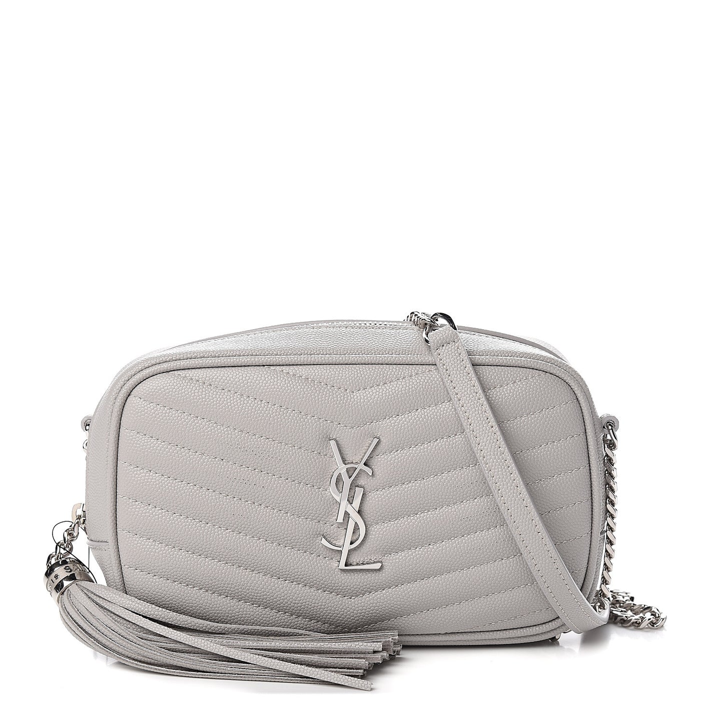 Grain De Poudre Matelasse Monogram Mini Lou Camera Bag Granite