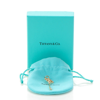 Tiffany 18K Rose Gold Diamond Knot Key Pendant 4 of 4