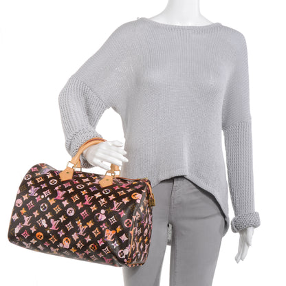 Louis Vuitton Watercolor Aquarelle Speedy 35 Brown 2 of 7
