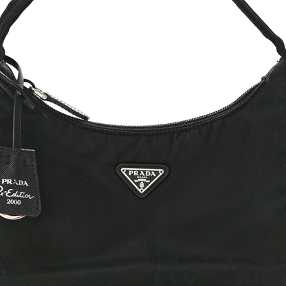 Prada Tessuto Nylon Mini Re-Edition 2000 Bag Black 9 of 13