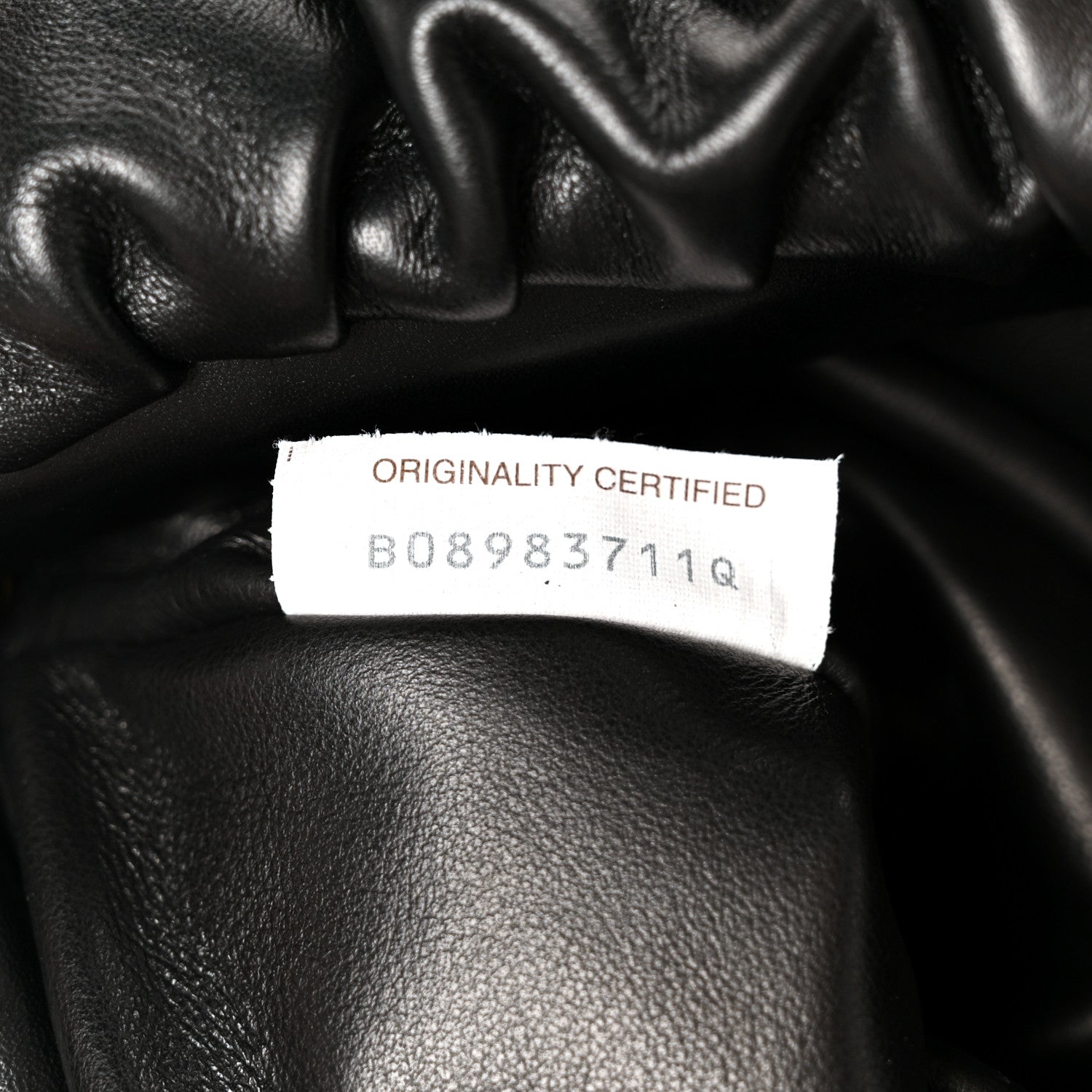 Bottega Veneta Calfskin The Pouch Chain Black 8 of 11