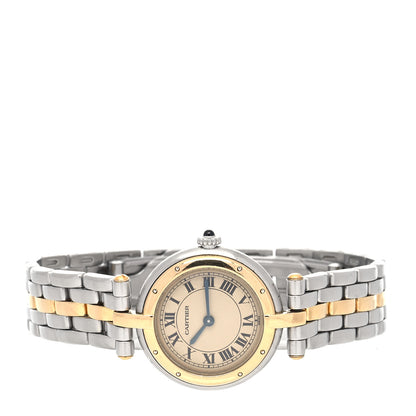 Cartier Stainless Steel 18K Yellow Gold 24mm Panthere Vendome Quartz Watch 2 of 4