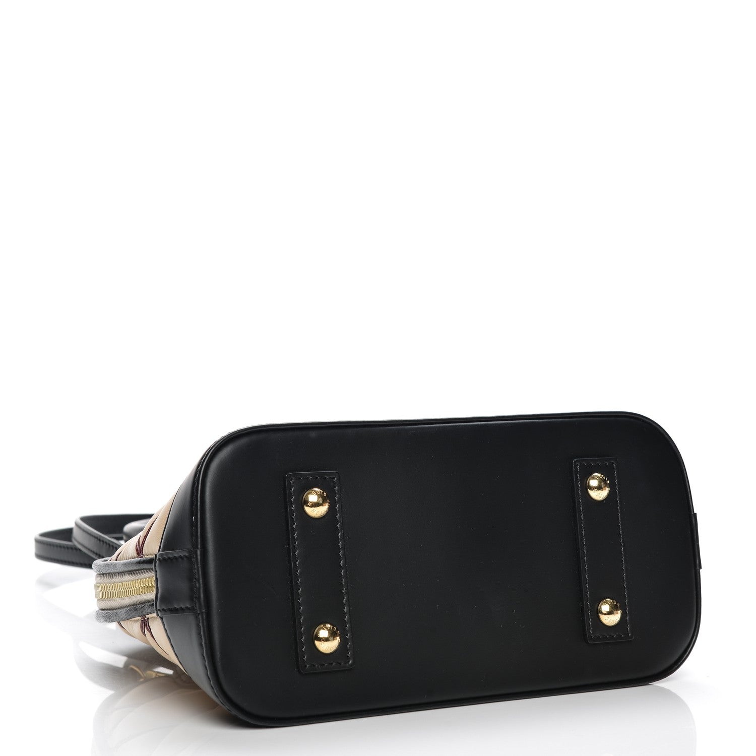 Louis Vuitton Lambskin Malletage Alma BB Natural 4 of 6