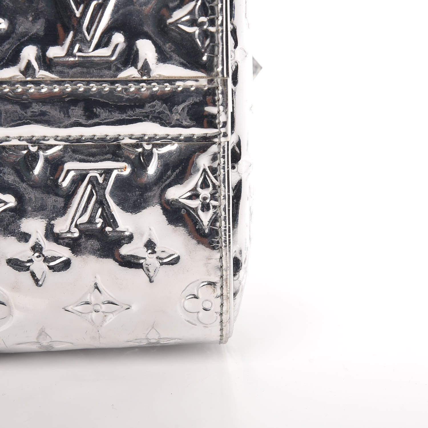 Louis Vuitton Monogram Miroir Speedy 35 Silver 15 of 20