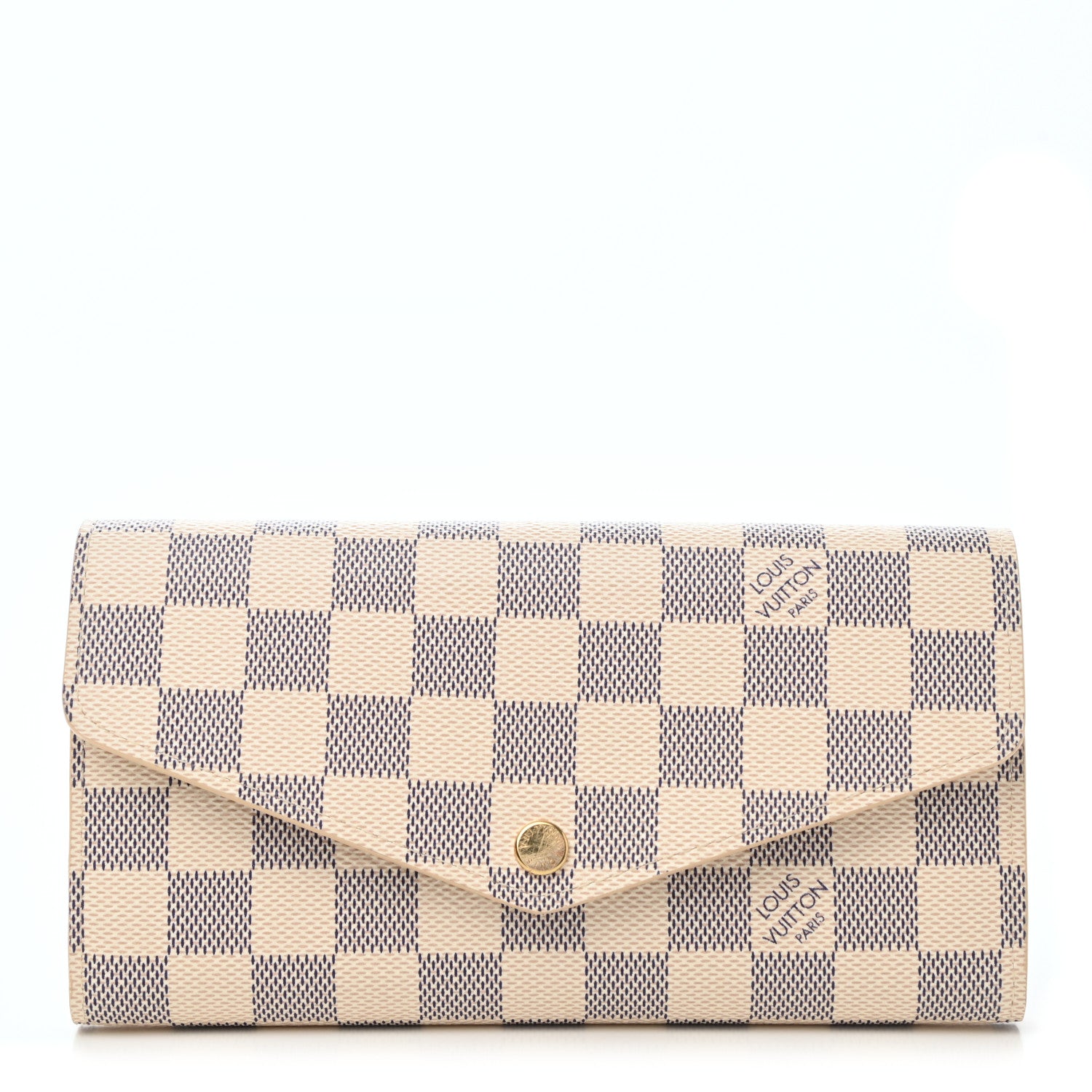Louis Vuitton Damier Azur Sarah Wallet NM 1 of 7