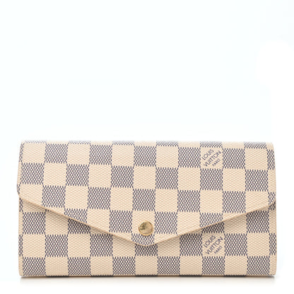 Louis Vuitton Damier Azur Sarah Wallet NM 1 of 7