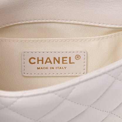 Chanel Lambskin Quilted Mini My Precious Flap White 6 of 11