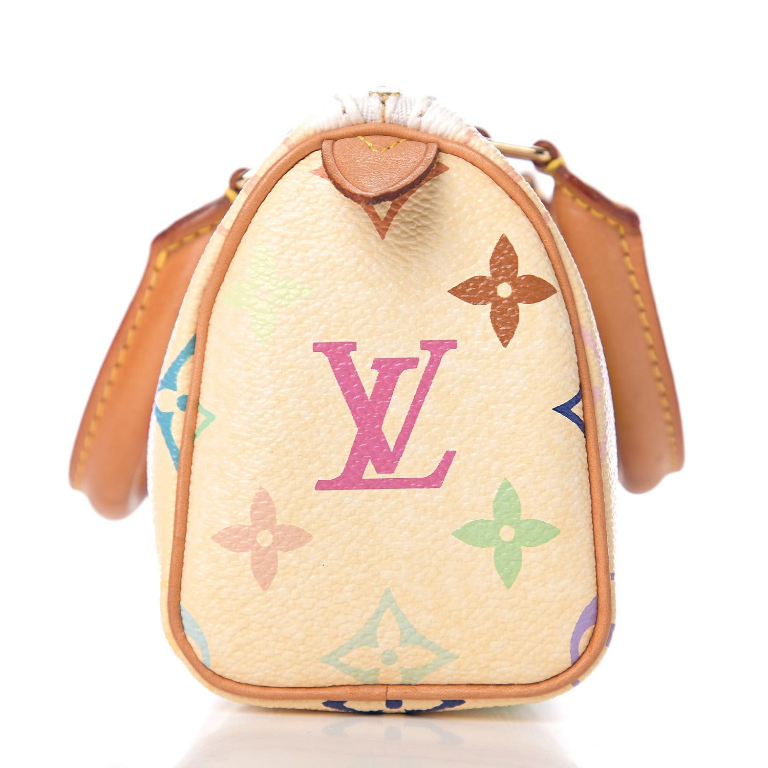 Louis Vuitton Monogram Multicolor Mini Sac HL Speedy White 9 of 9