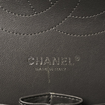 Chanel Lambskin Quilted Jumbo Double Flap Dark Grey 6 of 13