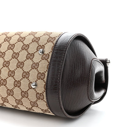 Gucci Monogram Bamboo Bullet Bag Dark Brown 10 of 12