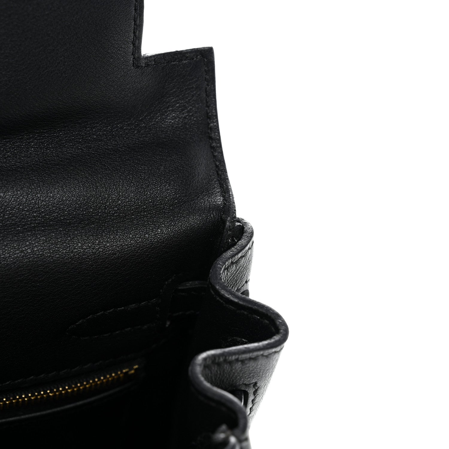 Hermes Swift Kelly Retourne 25 Black 12 of 13