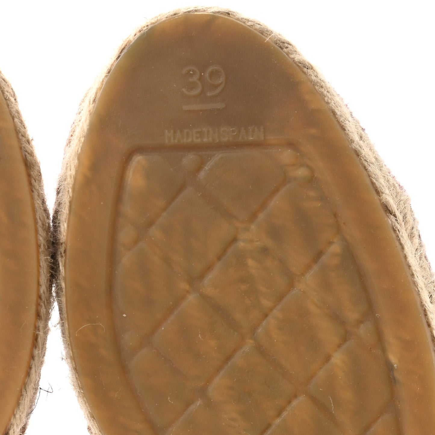 Toile Sequin CC Espadrilles 39 Pink Dark Pink