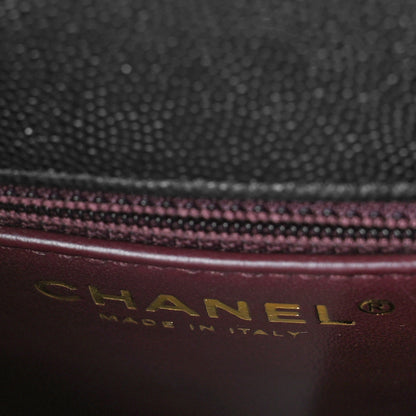 Chanel Caviar Quilted Mini Coco Handle Flap Black 6 of 10
