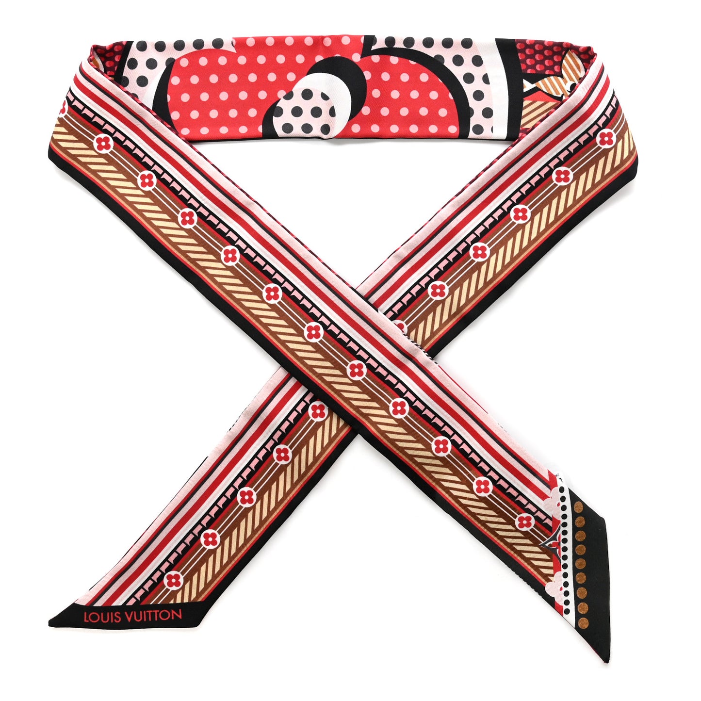Silk Pop Monogram BB Bandeau Rouge