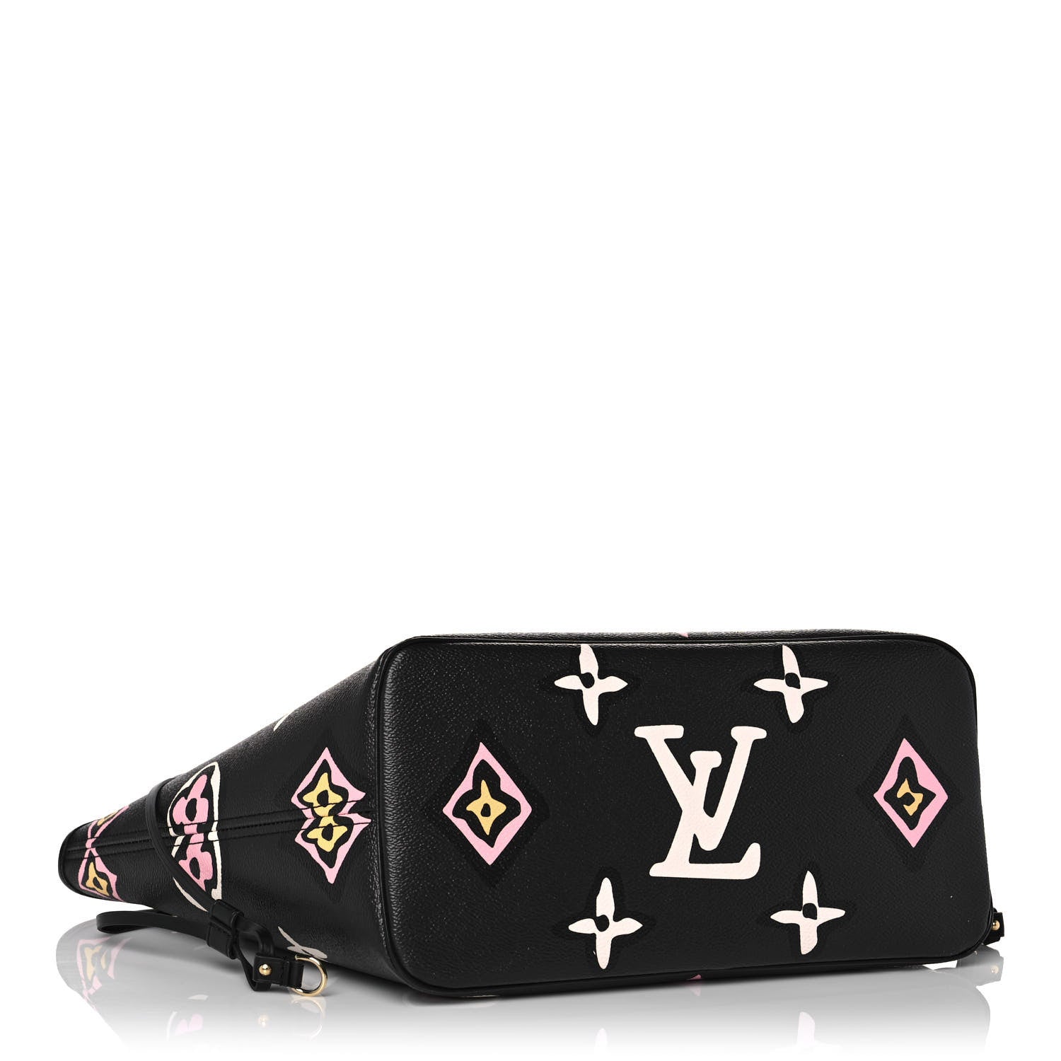 Louis Vuitton Monogram Giant Wild At Heart Neverfull MM Black 4 of 10