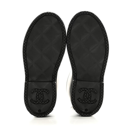 Chanel Caoutchouk CC High Boots 38 Black 5 of 11