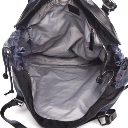 Burberry Nylon Nova Check Buckleigh Packable Tote Navy Blue 5 of 23