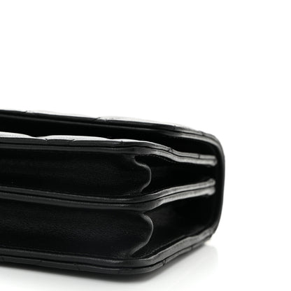 Chanel Lambskin Quilted Trendy CC Dual Handle Clutch With Chain  Black 10 of 10