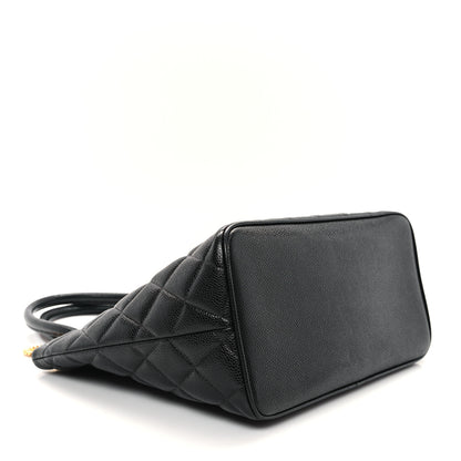 Chanel Caviar Quilted Medallion Tote Black 4 of 10