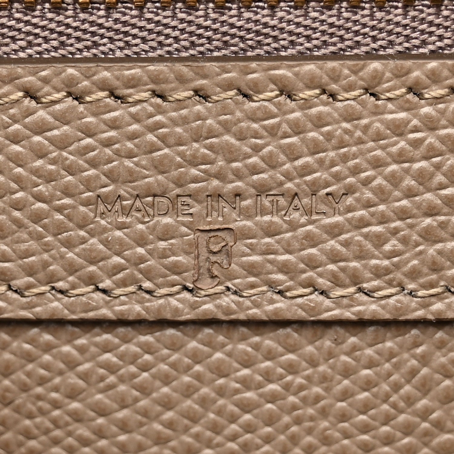 Celine Grained Calfskin Small Vertical Cabas Beige 7 of 10