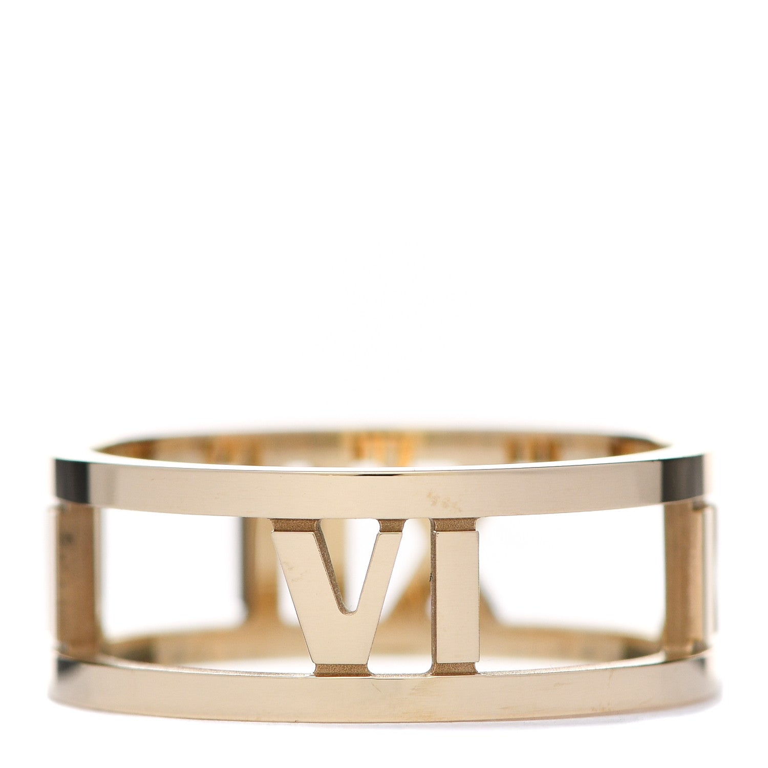 Tiffany 18K Yellow Gold Atlas Open Ring 52 6 1 of 6