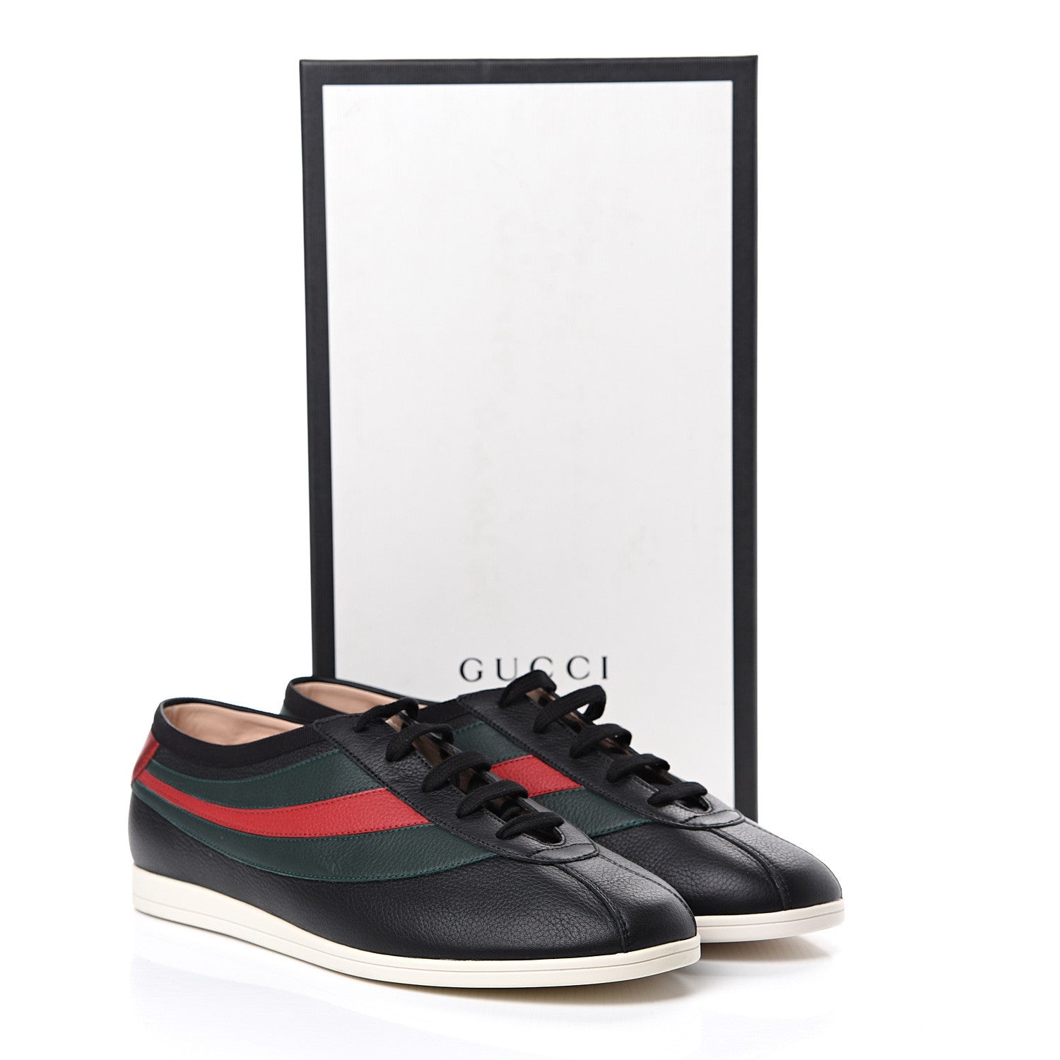 Gucci Calfskin Mens Falacer Sneakers 11.5 Black 8 of 8