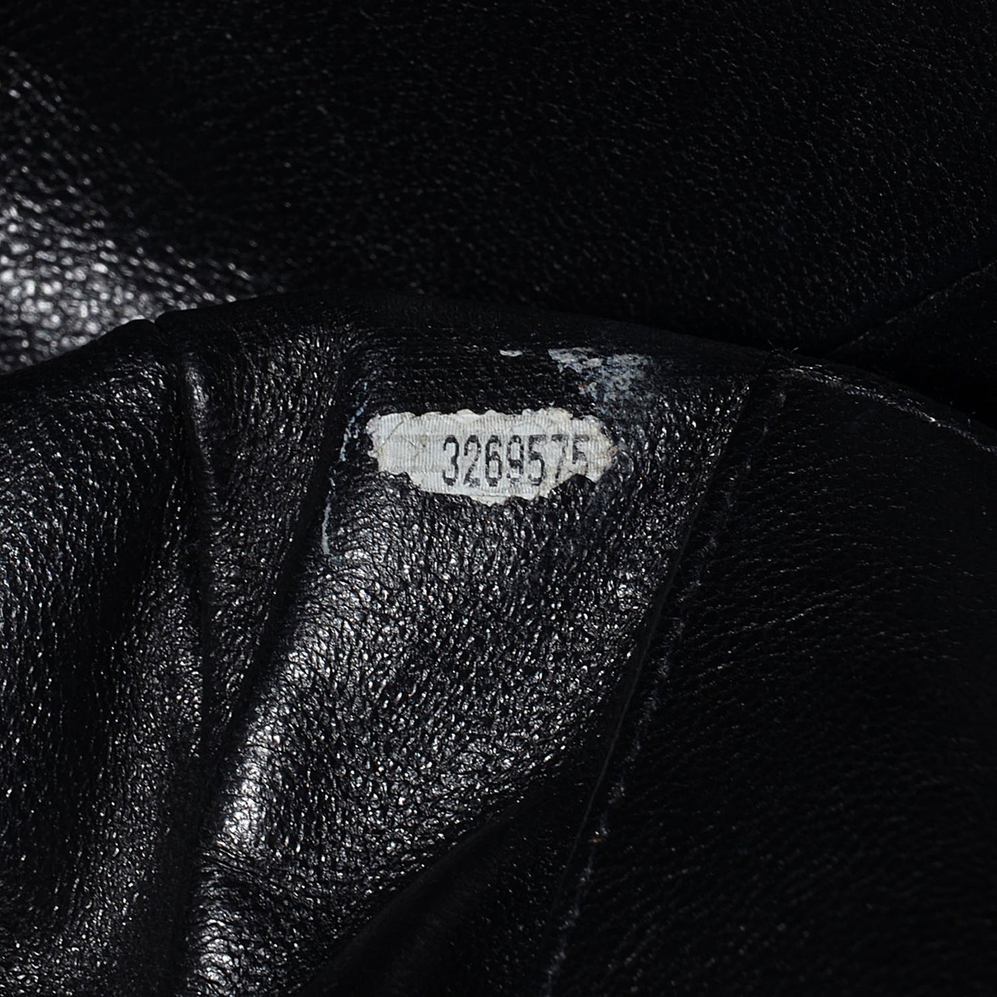 Lambskin Quilted Shoulder Bag Black