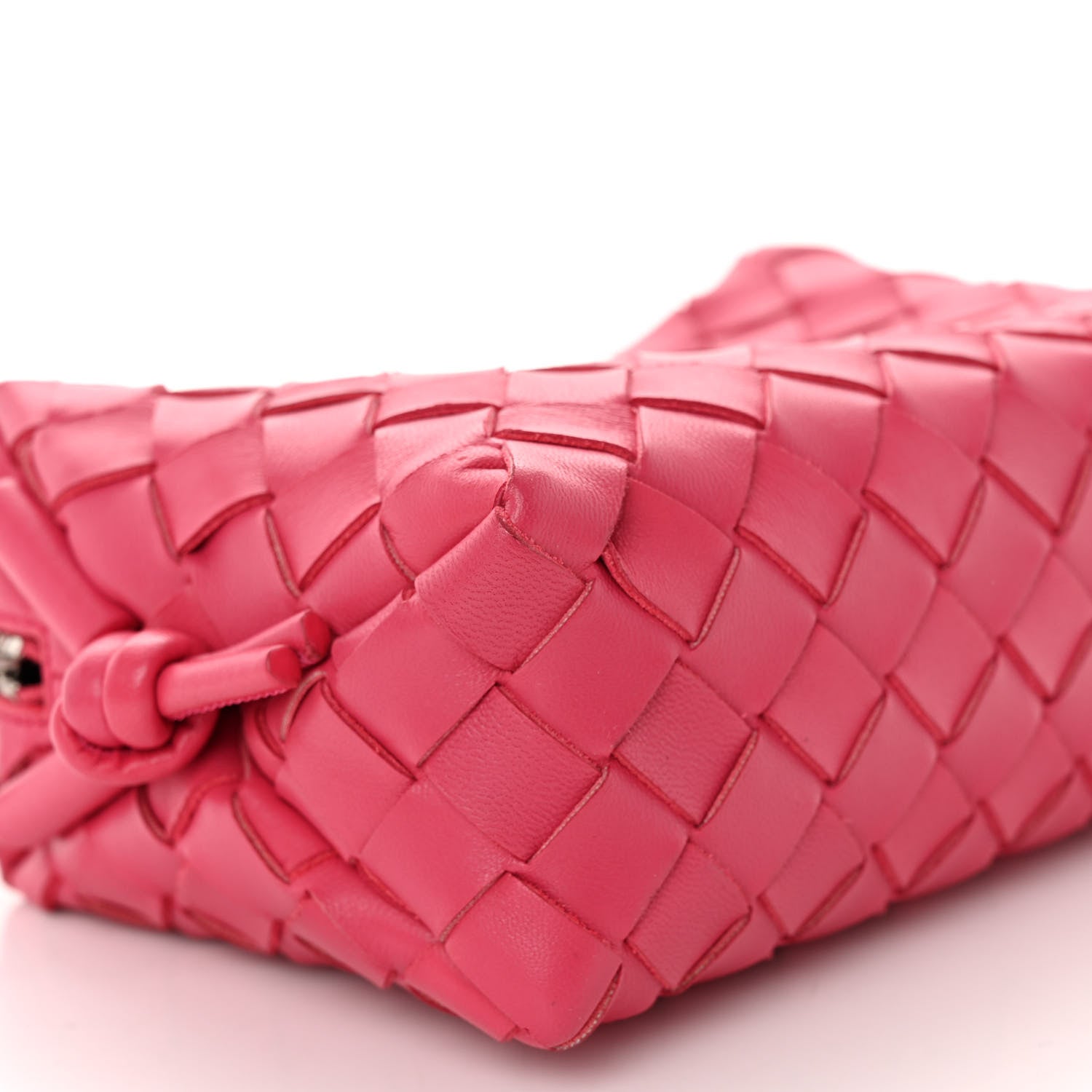 Bottega Veneta Nappa Intrecciato Mini Loop Camera Bag Cranberry 8 of 9