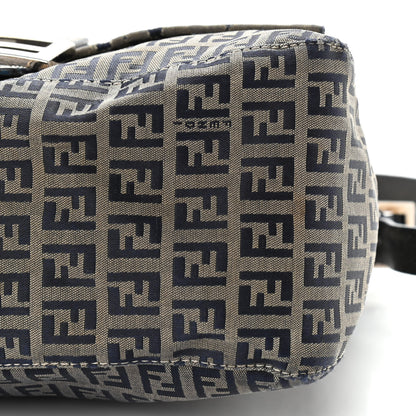 Fendi Zucchino Mama Baguette Navy 12 of 12