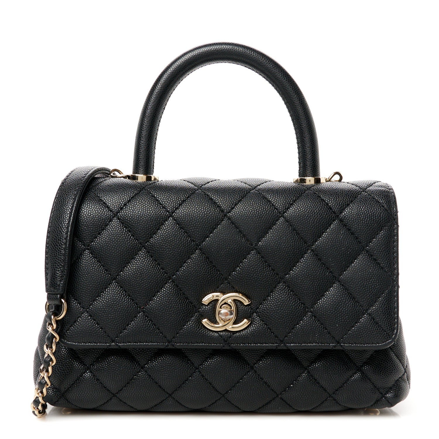 Chanel Caviar Quilted Mini Coco Handle Flap Black 1 of 11