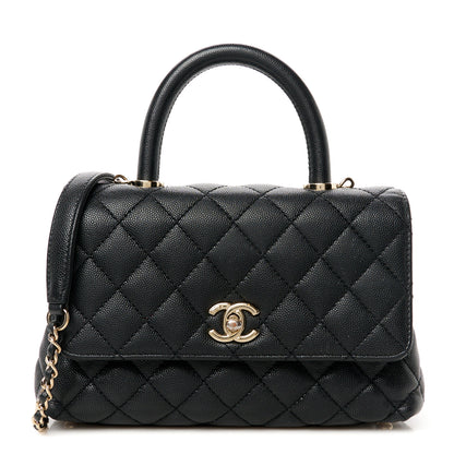 Chanel Caviar Quilted Mini Coco Handle Flap Black 1 of 11