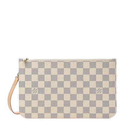 Louis Vuitton Damier Azur Neverfull MM GM Pochette 1 of 8