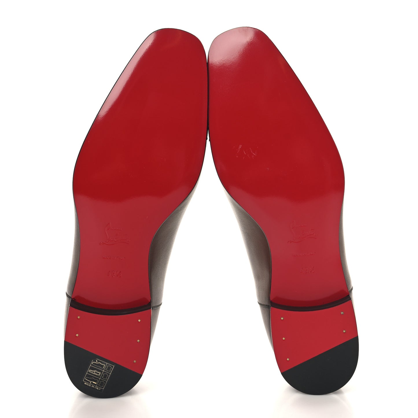 Calfskin Mens Greggo Flat Oxfords 43.5 Brown