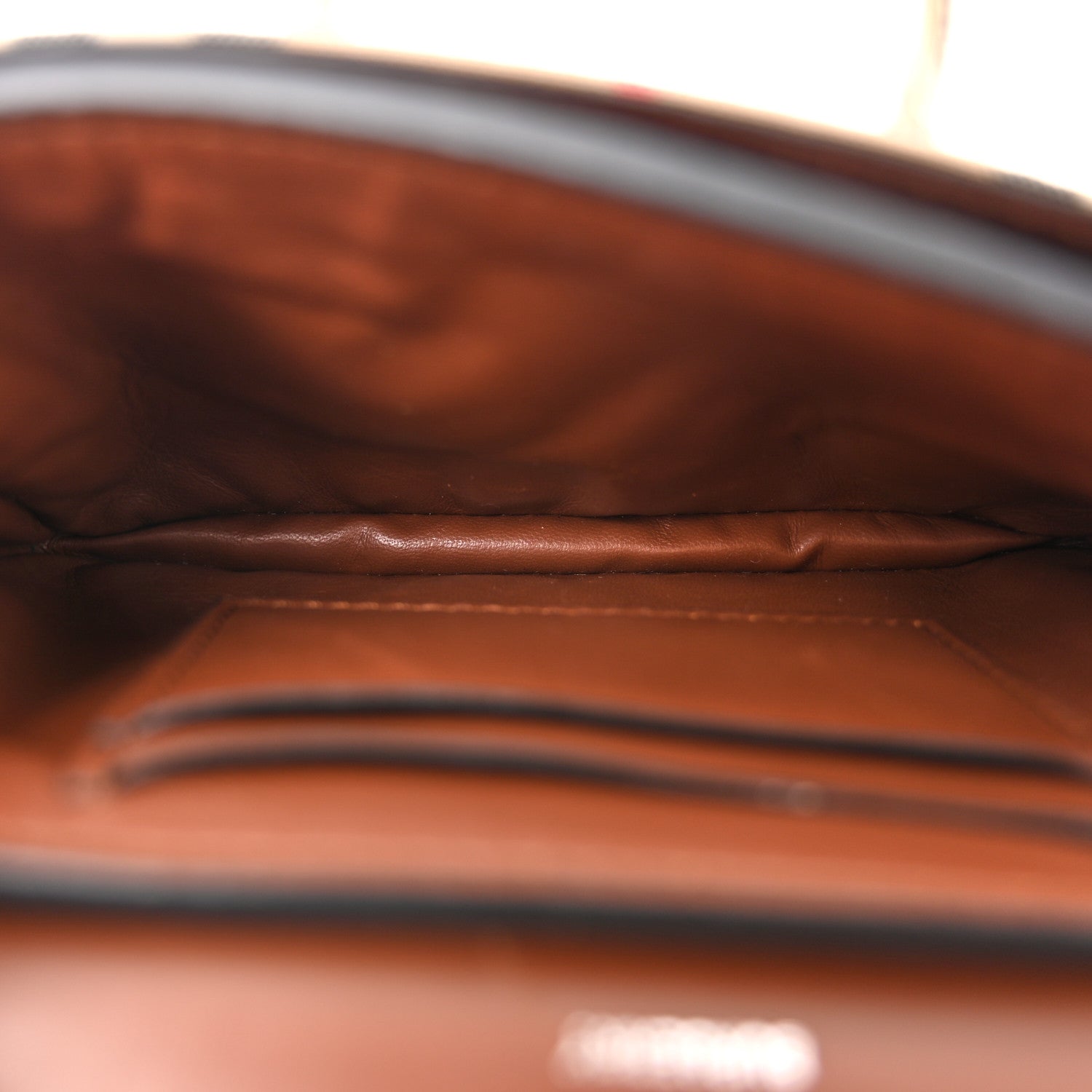 Burberry Goatskin Vintage Check Mini D-Ring Bag Black 5 of 10