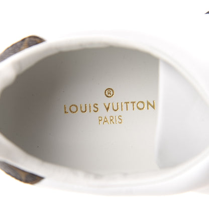 Louis Vuitton Calfskin Monogram Frontrow Sneakers 40 White 8 of 9