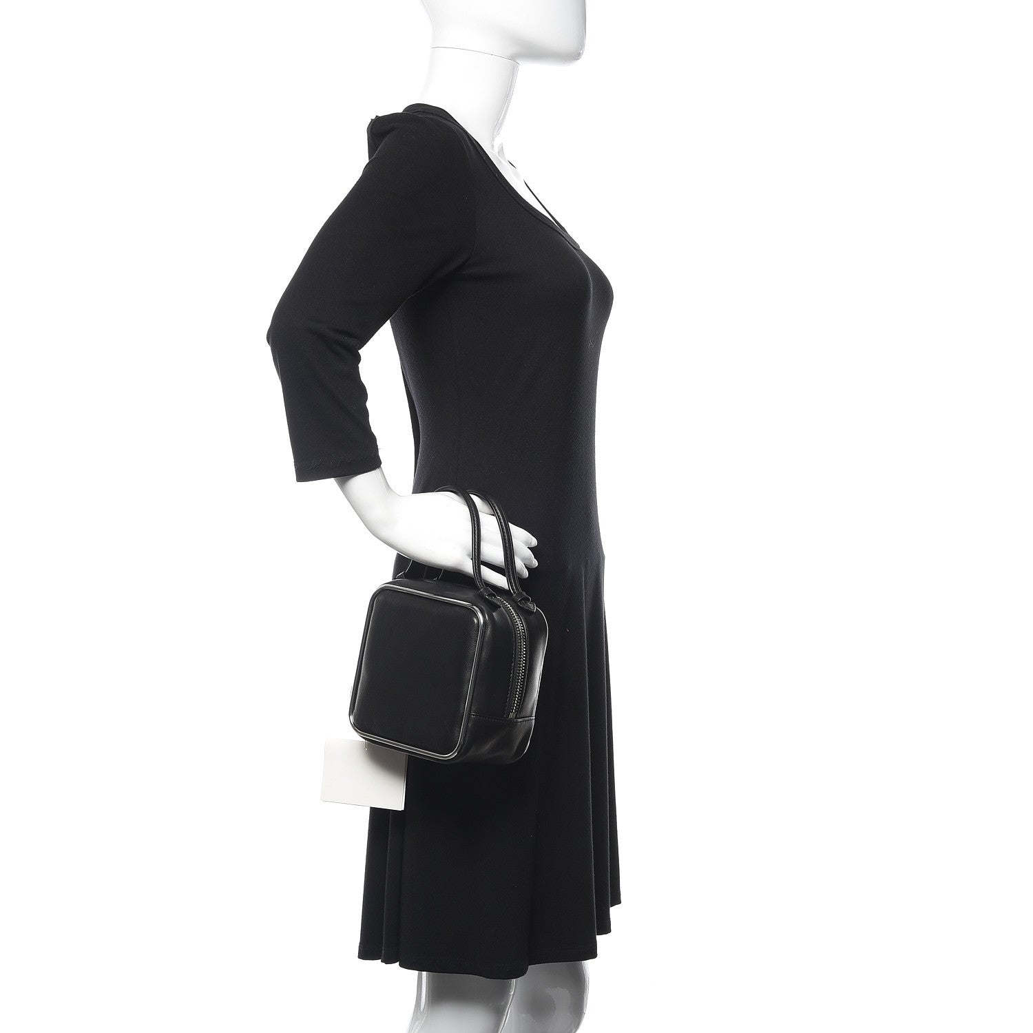 Alexander Wang Supple Calfskin Halo Top Handle Bag Black 2 of 8