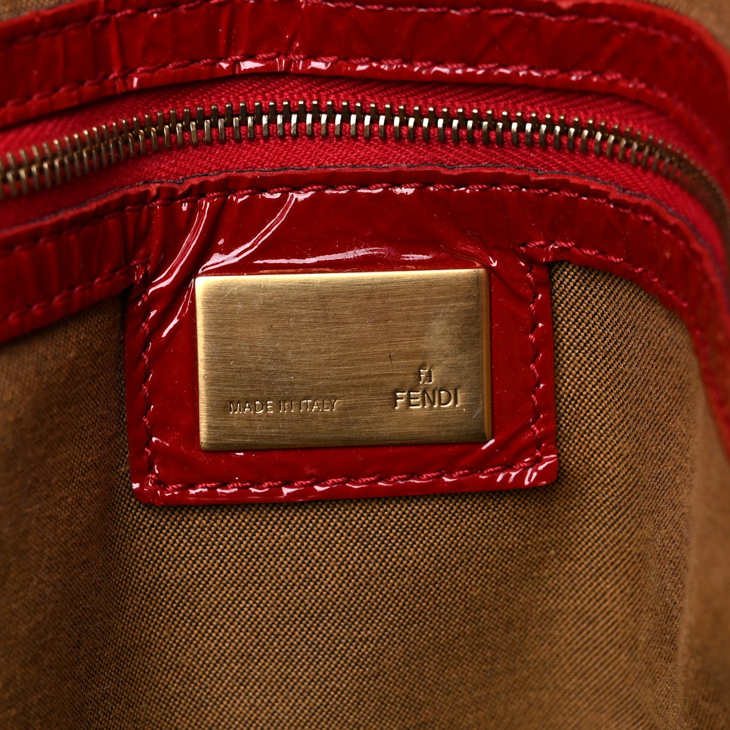 Vitello Naplak Small Bag De Jour Rosso