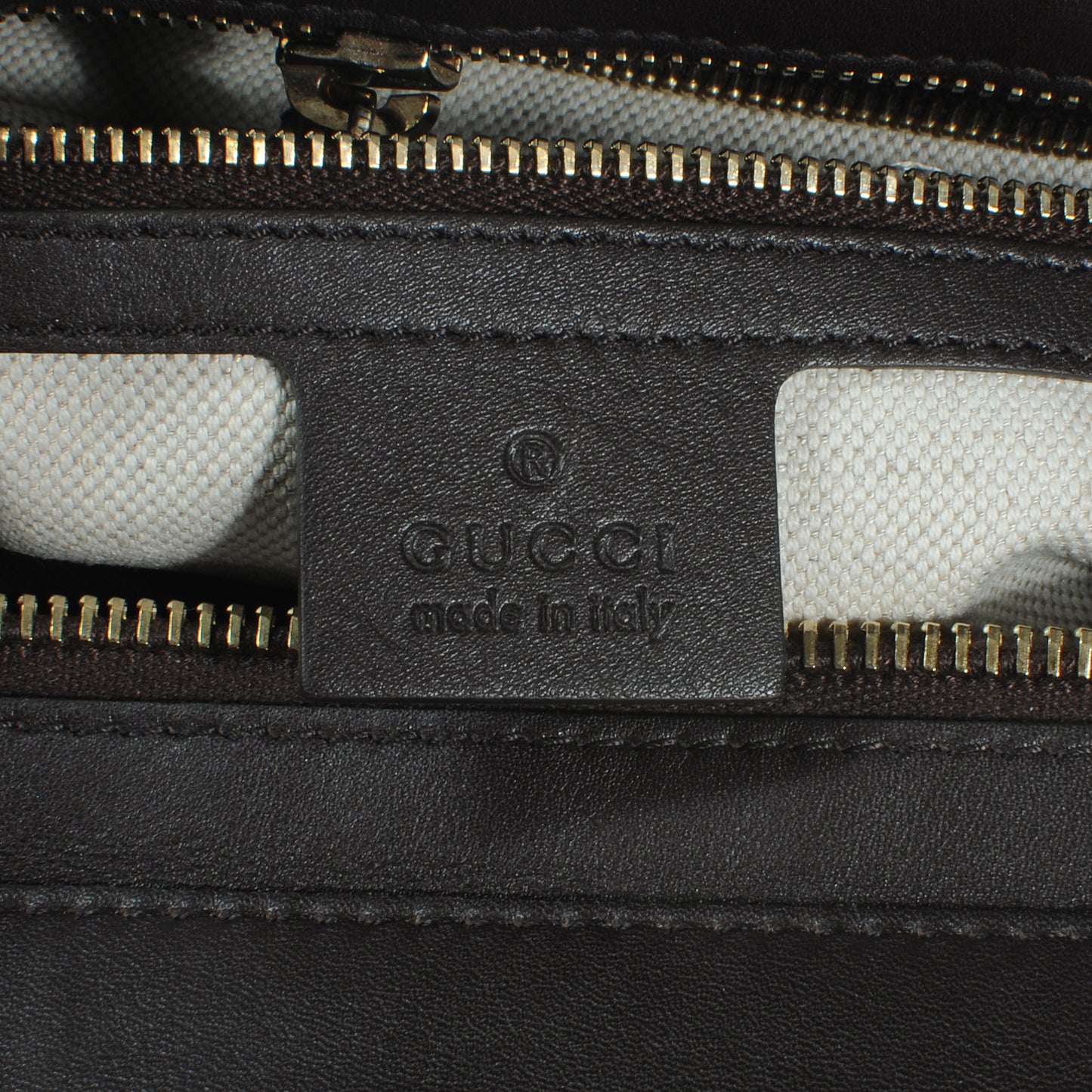 Guccissima Medium Mayfair Tote Dark Brown