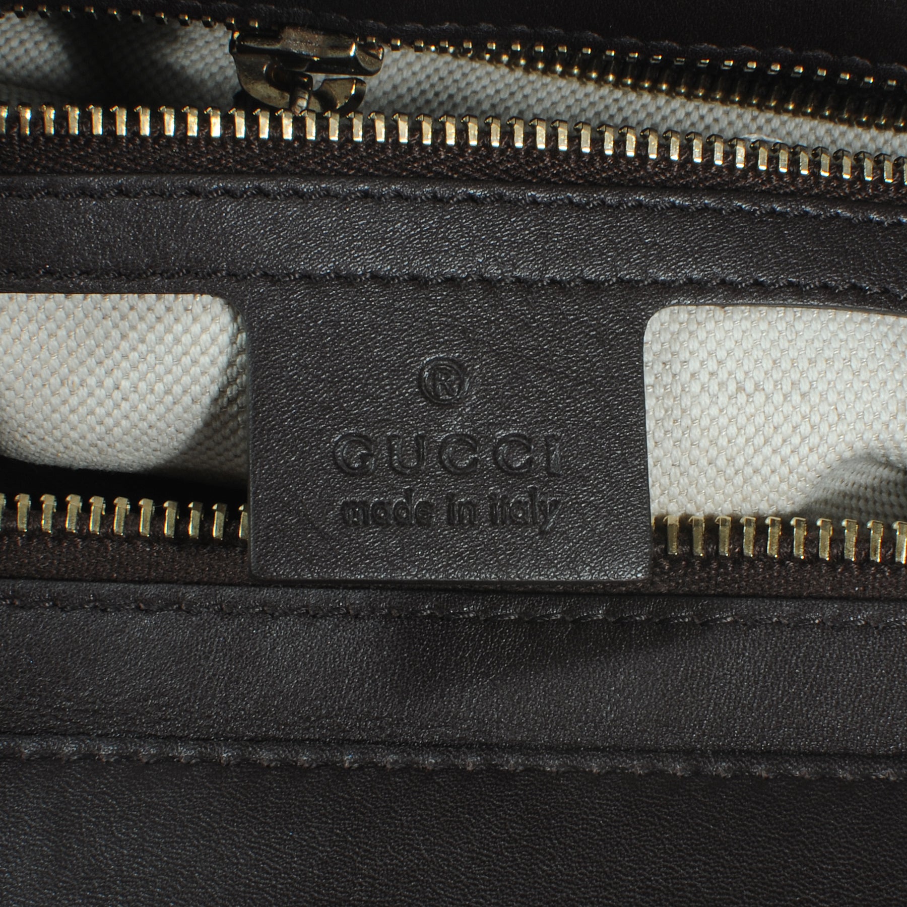 Gucci Guccissima Medium Mayfair Tote Dark Brown 6 of 8
