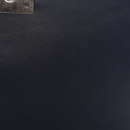 Chanel Velvet Tweed Quilted New Medium Boy Flap Dark Navy Blue 12 of 15