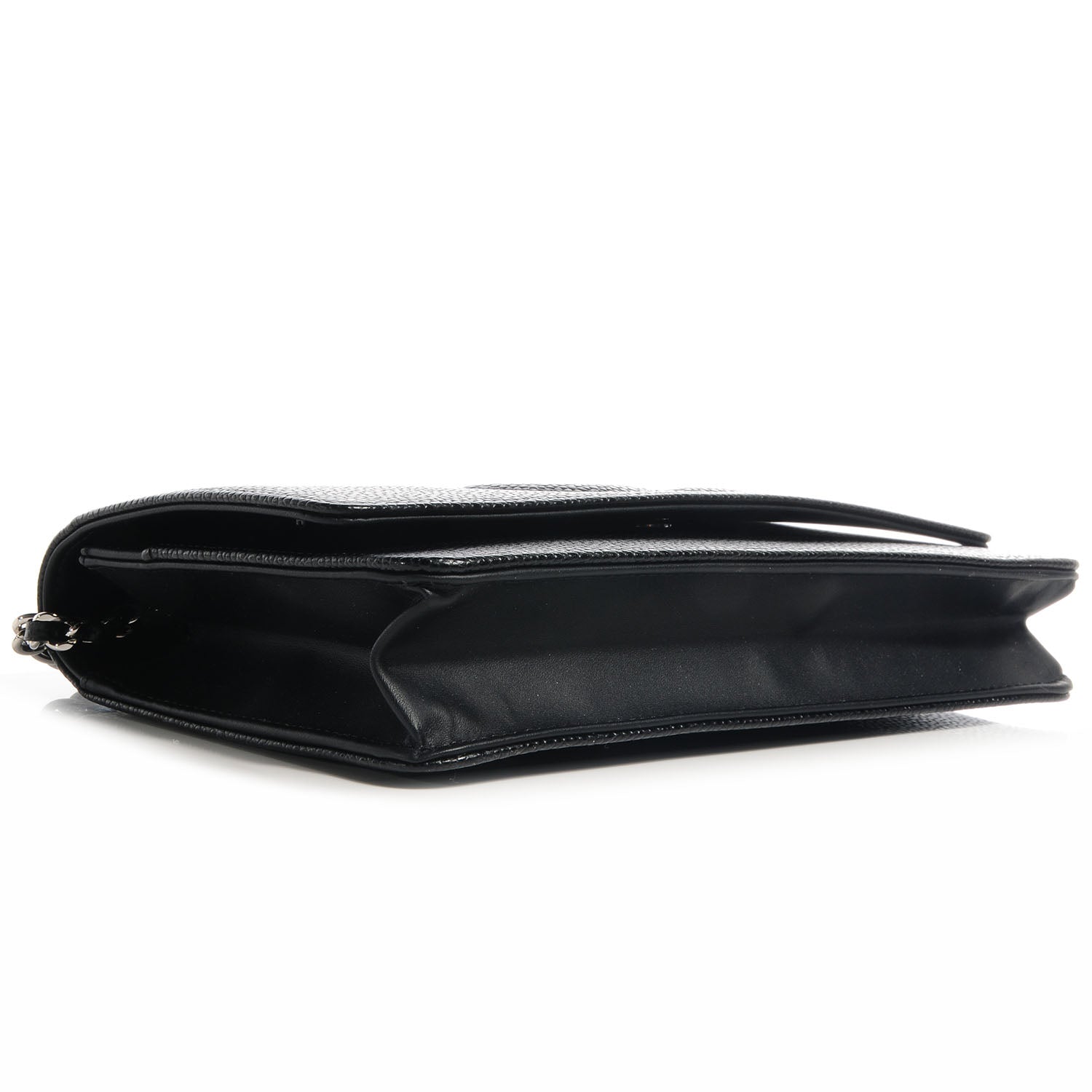 Chanel Caviar Timeless CC Wallet on Chain WOC Black 4 of 10