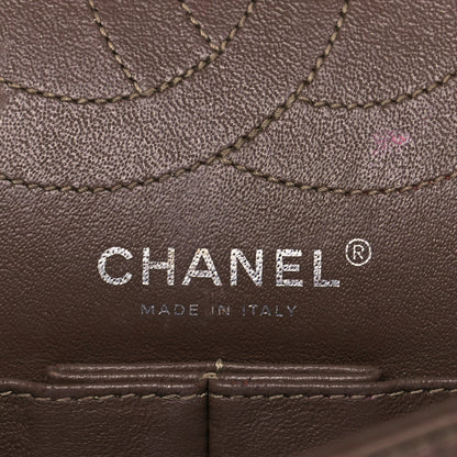 Chanel Metallic Aged Calfskin Quilted 2.55 Reissue 225 Flap Dark Gold 8 of 17