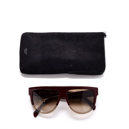 Celine Shadow Sunglasses CL 41026/S Burgundy 7 of 7