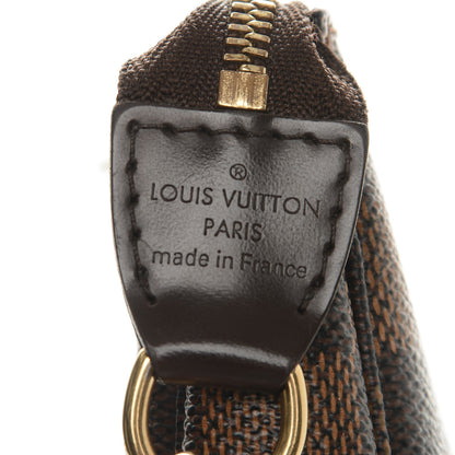Louis Vuitton Damier Ebene Complice Trunks and Bags Mini Pochette Accessories Red 6 of 6