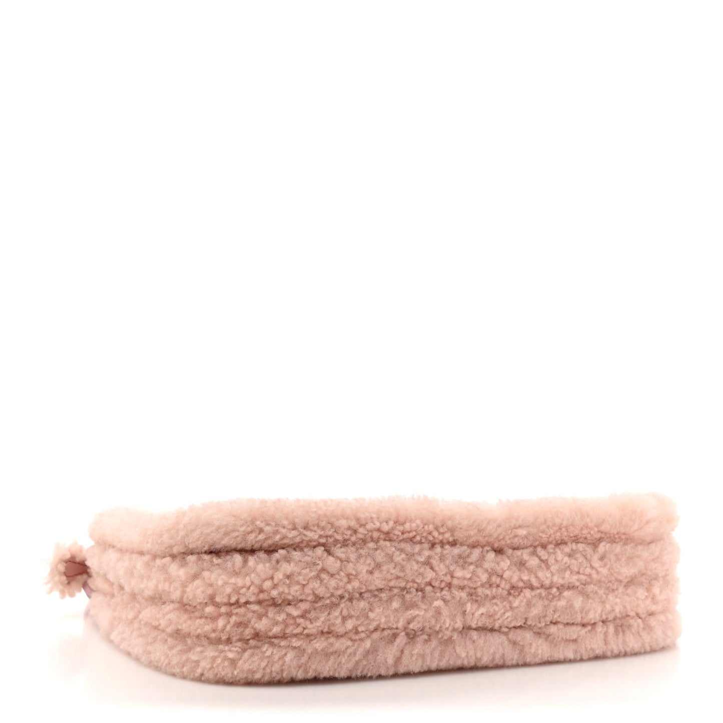 Calfskin Shearling Milky Way Odessa Shoulder Bag Pink