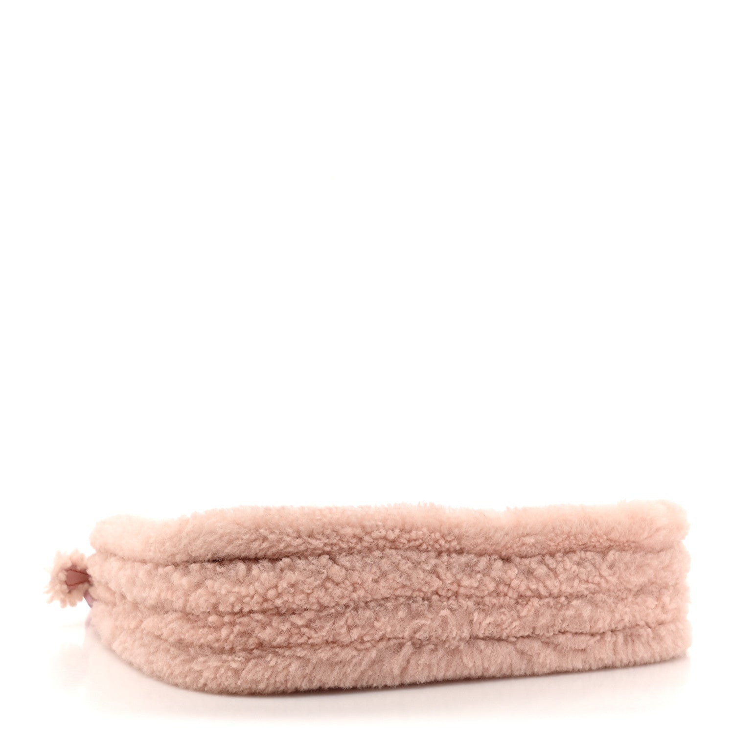 Loro Piana Calfskin Shearling Milky Way Odessa Shoulder Bag Pink 4 of 15