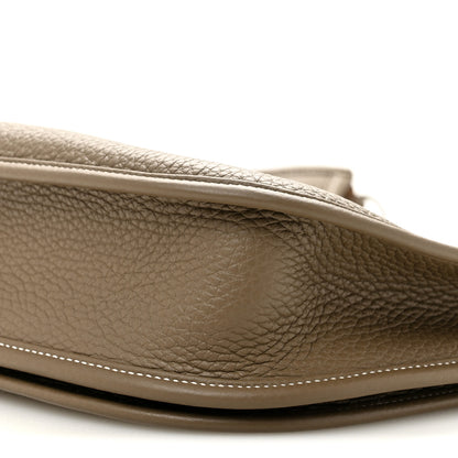 Hermes Taurillon Clemence Evelyne III PM Etoupe 10 of 13