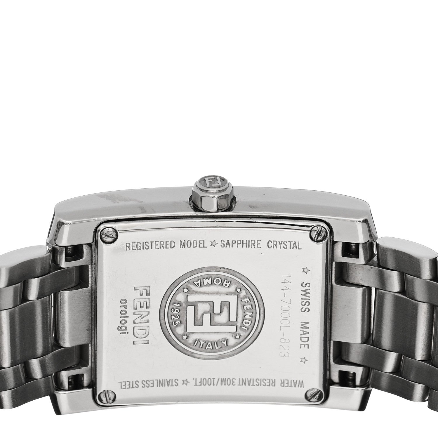 Fendi Stainless Steel 22mm Quartz Watch Black 4 of 4